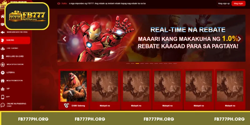 Pangkalahatang-ideya ng Sabong FB777